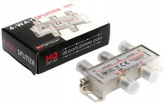 Rozgałęźnik Antenowy Splitter SYGNAŁU DVBT2 SAT 4-WAY HQ Opticum Aktywny
