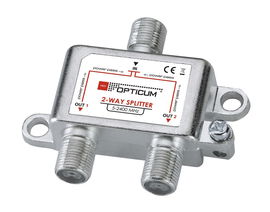 Rozgałęźnik Splitter SAT 1/2 Opticum HQ 2-Way DVBT2/SAT, 5-2400 MHz