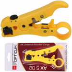 Ściągacz izolacji OPTICUM AX S02 do kabli RG59, RG6, UTP, STP