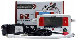 MIERNIK SAT Do Ustawiania Anten Satelitarnych CYFROWY SF-500 Red Eagle