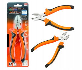 Szczypce Tnące Boczne Precyzyjne Obcinaczki Cążki Stal JM-CT1-2 Wyprzedaż 