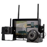 Zestaw monitoringu mobilnego FullHD z 2 kamerami i funkcją nagrywania