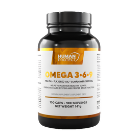 Human Protect Omega 3-6-9 - 100softgels