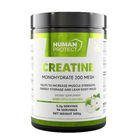 Human Protect Creatine Monohydrate 500g ZIELONE JABŁKO