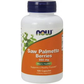 NOW Saw Palmetto Berries 550mg - 100 kaps.