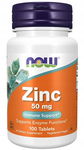 NOW Foods Zinc Gluconate 50mg 100tab.