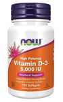 NOW Foods D3 5000IU 120softgels.