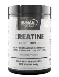 Human Protect Creatine Monohydrate 360kaps. KREATYNA