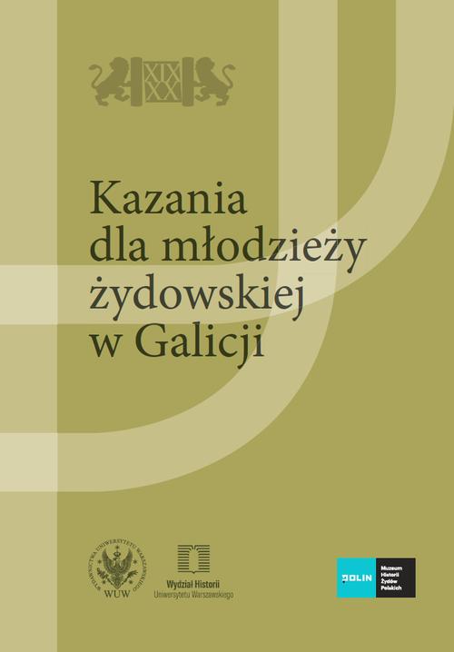Ebook Kazania dla młodzieży żydowskiej w Galicji
