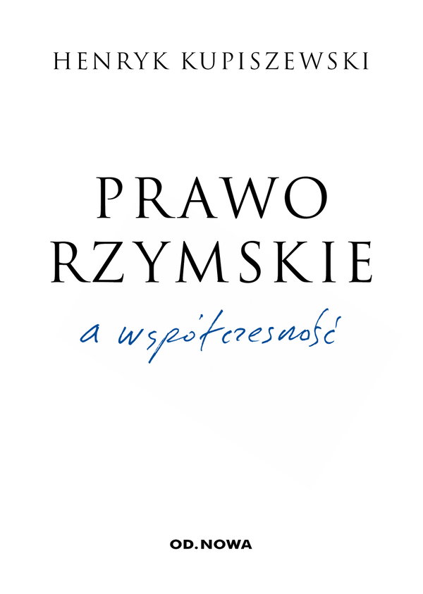 Ebook Prawo rzymskie a - Henryk Kupiszewski