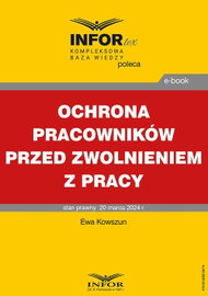 Ebook Ochrona pracowników przed - Ewa Kowszun