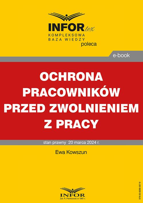 Ebook Ochrona pracowników przed - Ewa Kowszun