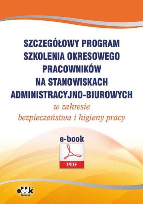 Ebook Szczegółowy program szkolenia okresowego
