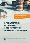 (pdf) Opodatkowanie dochodów osób fizycznych w wybranych krajach