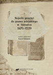 (pdf) Rejestr przyjęć do prawa miejskiego w Sieradzu 1475–1539