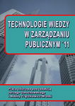 (pdf) Technologie wiedzy w zarządzaniu publicznym ’11