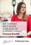 (epub, mobi, pdf) Jak napisać skuteczne zaproszenie na warsztaty i webinary