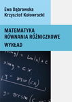 (pdf) Matematyka. Równania różniczkowe. Wykład