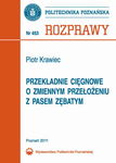 (pdf) Przekładnie cięgnowe o zmiennym położeniu z pasem zębatym