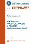 (pdf) Wykorzystanie analizy topograficznej w pomiarach nierówności powierzchni