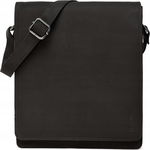 LEABAGS London - Skórzana Torba na Ramię i Laptopa 13" Vintage Bawola Skóra