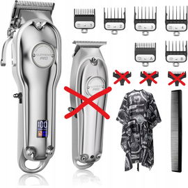 SUPRENT PRO Maszynka do strzyżenia włosów - bezprzewodowa LED 2500mAh