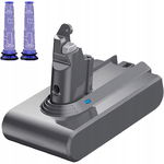 Bonadget Akumulator 4600 mAh do Dyson V6 + 2 filtry