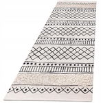 SHACOS Bawełniany Dywan 60x180 cm - Beżowy Chodnik Boho do Domu