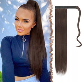 FESHFEN Kucyk Wrap-Around 28" - Rudawo-Ciemnobrązowy