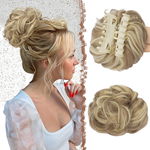 FESHFEN Spinka do Messy Bun - Kok z Klipsem, Blond