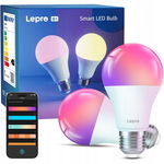 Lepro Inteligentna Żarówka AI B1 E27 WiFi - 2 sztuki, sterowanie głosem