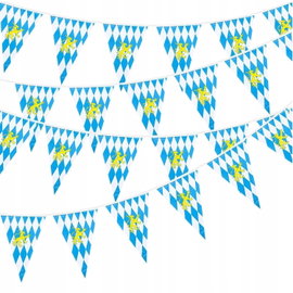 Łańcuch Flag Bawarskich 8m | 24 Flagi na Oktoberfest, Imprezy