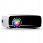 AKATUO Mini Projektor LED 1080p, Bluetooth 5.1, 10 000 lm, 200"
