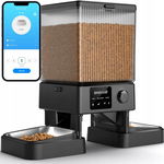Oneisall 5L automat do karmy dla kotów/psów z WiFi i 2 miskami