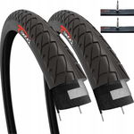 Fincci Zestaw Opon Slick 26x2.125 + Dętki Presta MTB/Szosowe