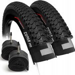 Fincci Zestaw Opon 26x2.125 MTB + Dętki Presta Kevlar Wzmocnione