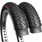 Fincci Zestaw 2 Składanych Opon Rowerowych 26x4.0 MTB Szosa Teren