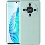 Etui Foluu Liquid Silicone do Honor Magic6 Lite 5G - Cyjan