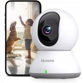 Blurams Kamera Wi-Fi 2K 360° - Śledzenie Ruchu, Noktowizor, Alexa