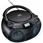 Gueray Przenośny Odtwarzacz CD Boombox Bluetooth FM/AM USB AUX LCD Stereo