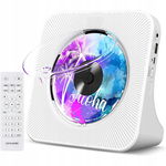 Gueray Odtwarzacz CD Bluetooth Hi-Fi Montaż na Ścianie USB AUX FM Pilot