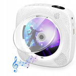 Gueray Przenośny Odtwarzacz CD 6w1 Bluetooth Hi-Fi Montaż na Ścianie LCD