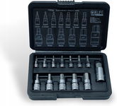 CCLIFE Zestaw Kluczy Nasadowych 2-14 mm 13 szt. - Stal S2 Premium