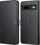 Ganbary Etui z Klapką do Samsung Galaxy A25 5G - Czarne