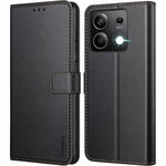 Ganbary Etui z Klapką do Xiaomi Redmi Note 13 5G - Czarny
