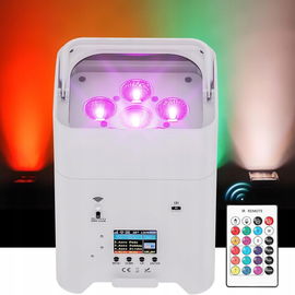 PUZILOZA 108 W Reflektor LED PAR RGBWA+UV z akumulatorem i DMX