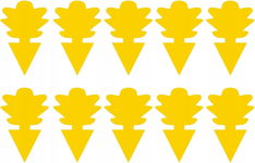 Doniczkowe lepy na owady WingRepel 40 sztuk
