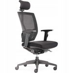 BenS 807H-Synchro-3 Ergonomiczne Krzesło Biurowe - Czarny