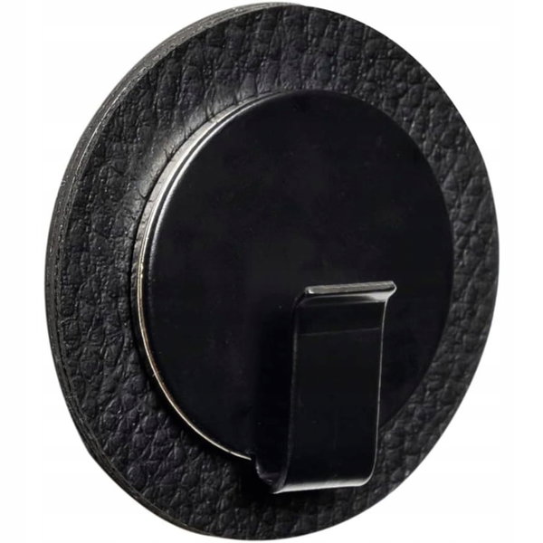 Silwy Clever Black - haczyk magnetyczny z metalowym nano-żelowym padem