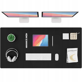 KNODEL Duża Podkładka na Biurko 120 x 60 cm - Czarna